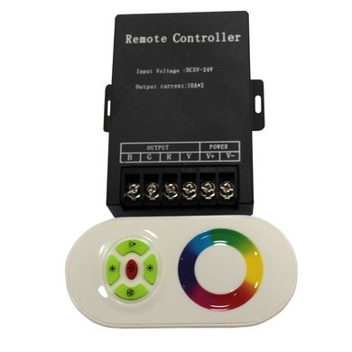Контролер RGB TOUCH-пульт 5 кнопок 10А/канал (21117)