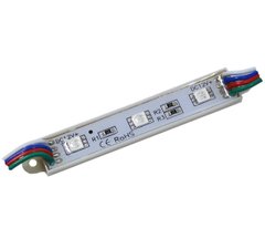 Светодиодный модуль UkrLed SMD5050 3 диода RGB (многоцветный) (379)