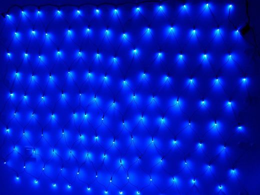 Новогодняя LED гирлянда "Сетка" (Blue) 1,5*1,5м