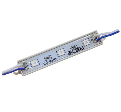 Світлодіодний модуль UkrLed SMD5050 3 діода Blue (20322)