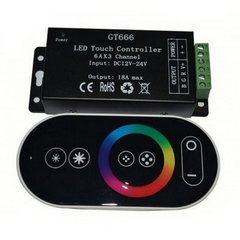 Диммер RGB Touch-пульт 6 кнопок 216 Вт (21021)