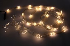Новогодняя гирлянда "Проволока" ХВОСТ (WW) 24 проволочки / 2м, 600 LED (21109)